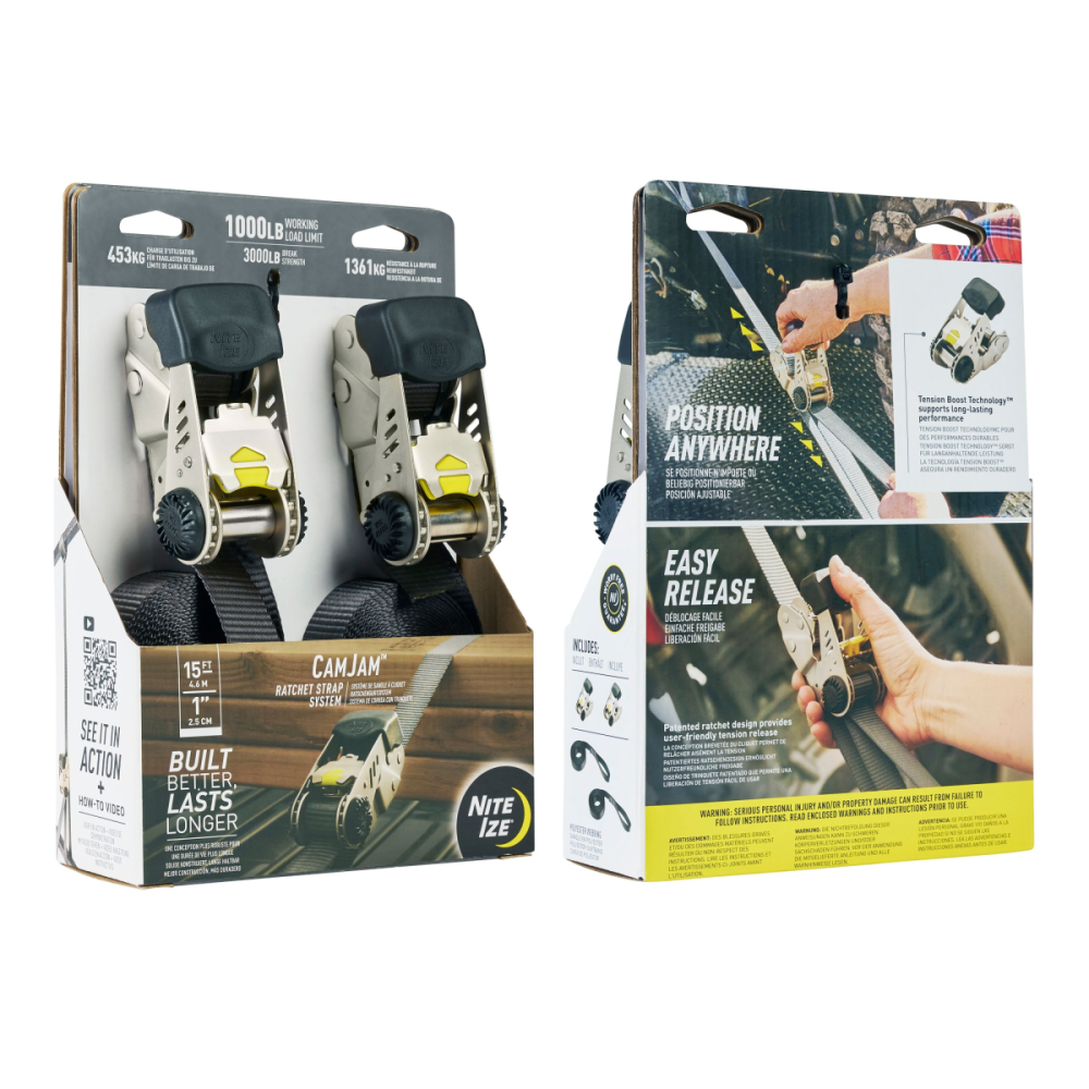 Nite Ize CAMJAM TM HOOKLOCK RATCHET STRAP SYSTEM LARGE