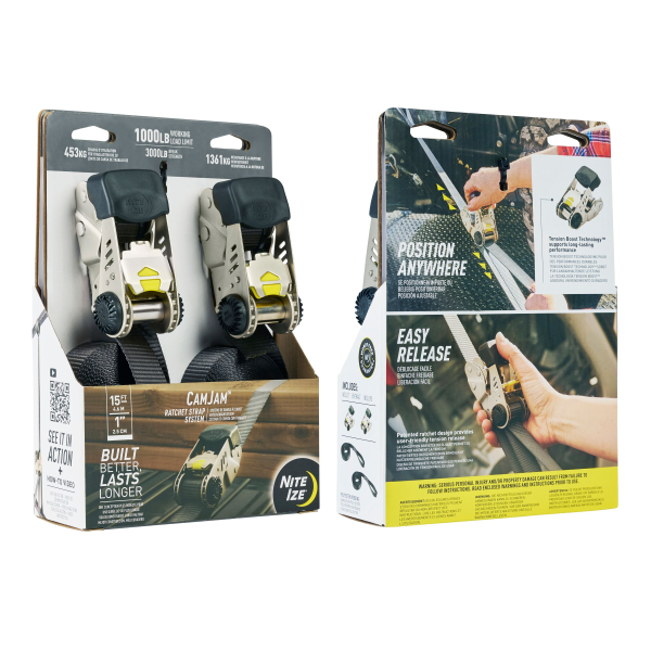 Nite Ize CAMJAM TM HOOKLOCK RATCHET STRAP SYSTEM LARGE