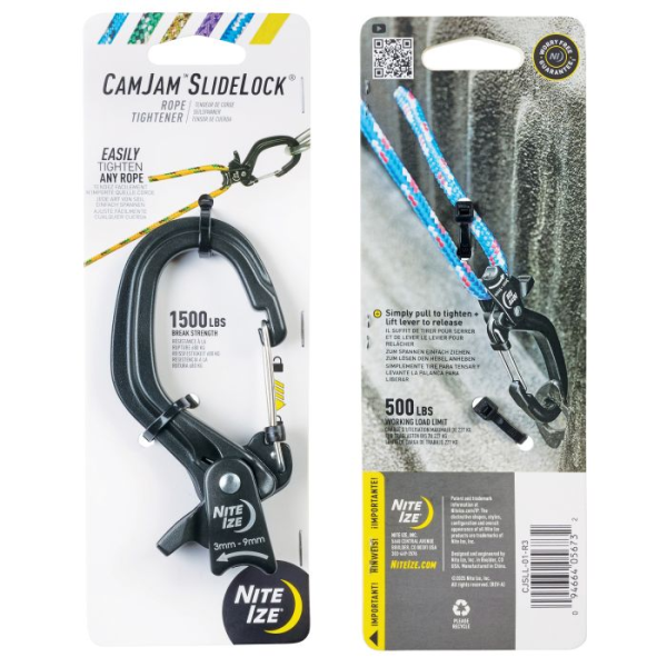 Nite Ize CamJam Slidelock rope tightener +