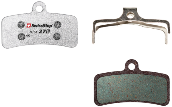 SwissStop Bremsbelag Disc 27 E Shimano/TRP, 1 Paar, BR-M820/810, BR-M8020, BR-M640, Quadiem/SL/Slate T4